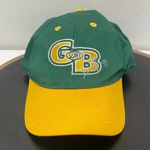 Green Bay Packers Hat Men Snapback Green Gold Burger King Promo 93 Vintage